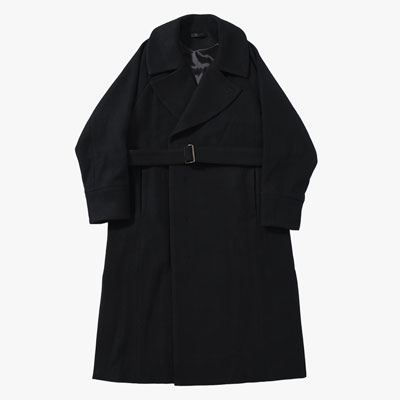 BELTED OVER COAT -2.COLOR-