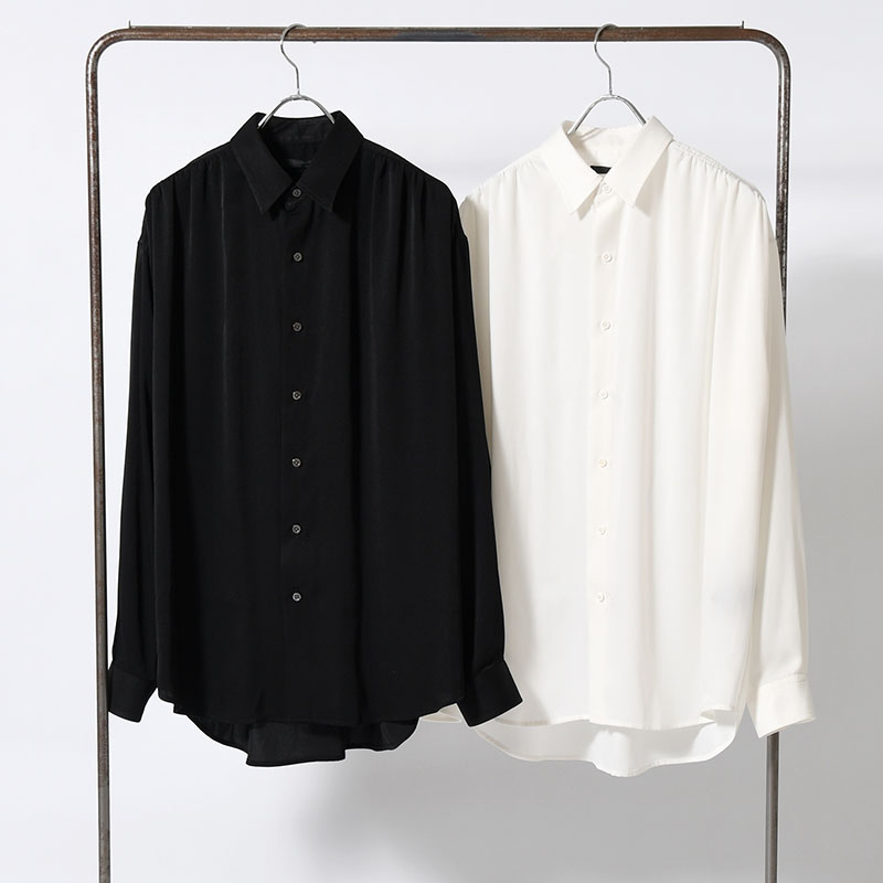 HUSH GATHER L/S SHIRT -2.COLOR-