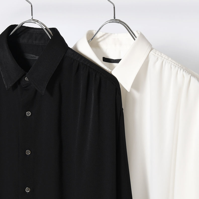 HUSH GATHER L/S SHIRT -2.COLOR-