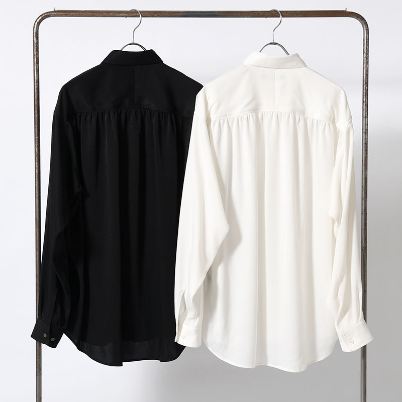 HUSH GATHER L/S SHIRT -2.COLOR-