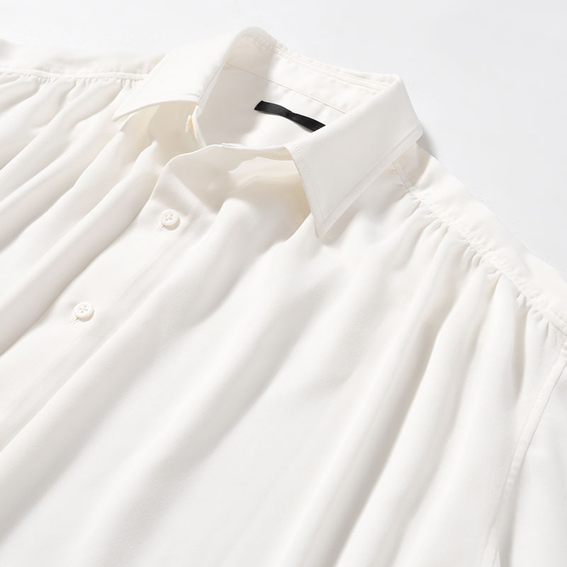 HUSH GATHER L/S SHIRT -2.COLOR-