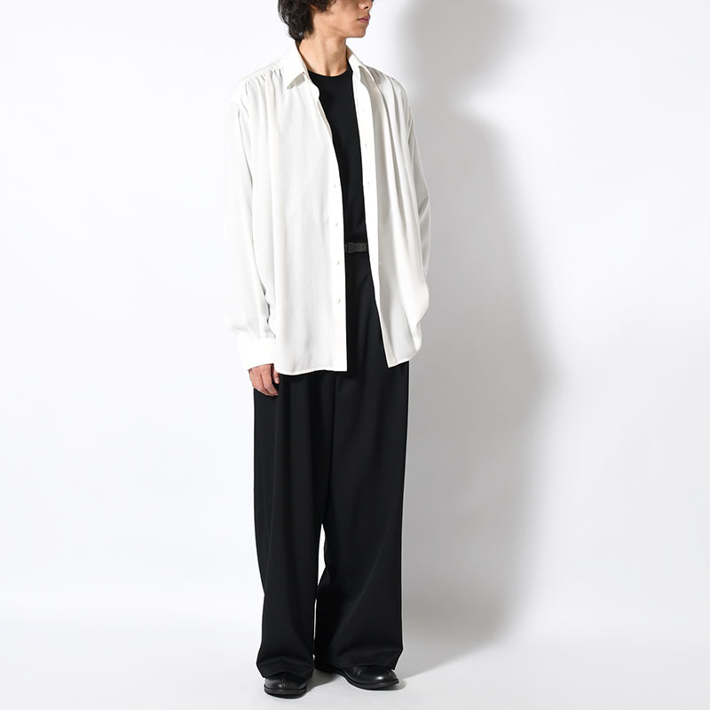 HUSH GATHER L/S SHIRT -2.COLOR-