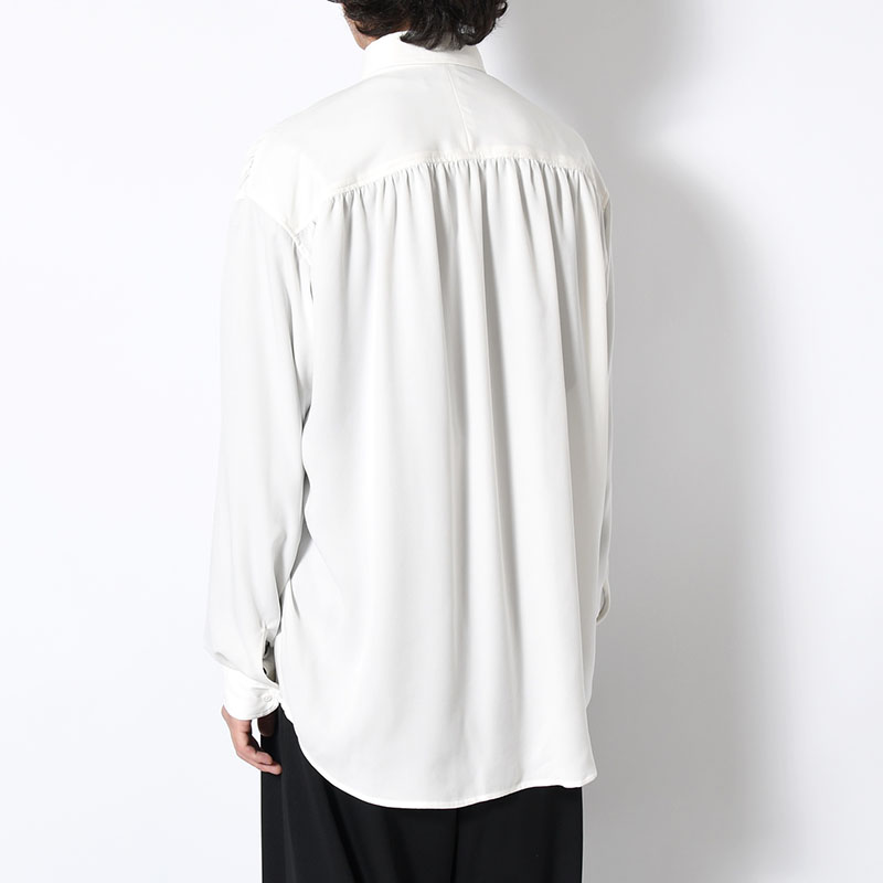 HUSH GATHER L/S SHIRT -2.COLOR-
