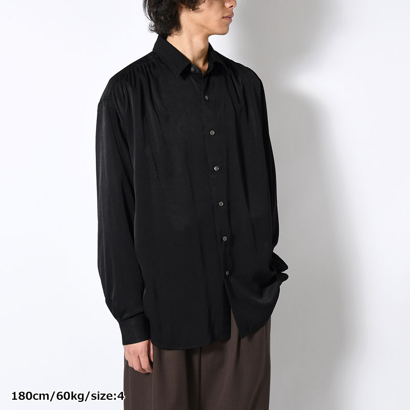 HUSH GATHER L/S SHIRT -2.COLOR-