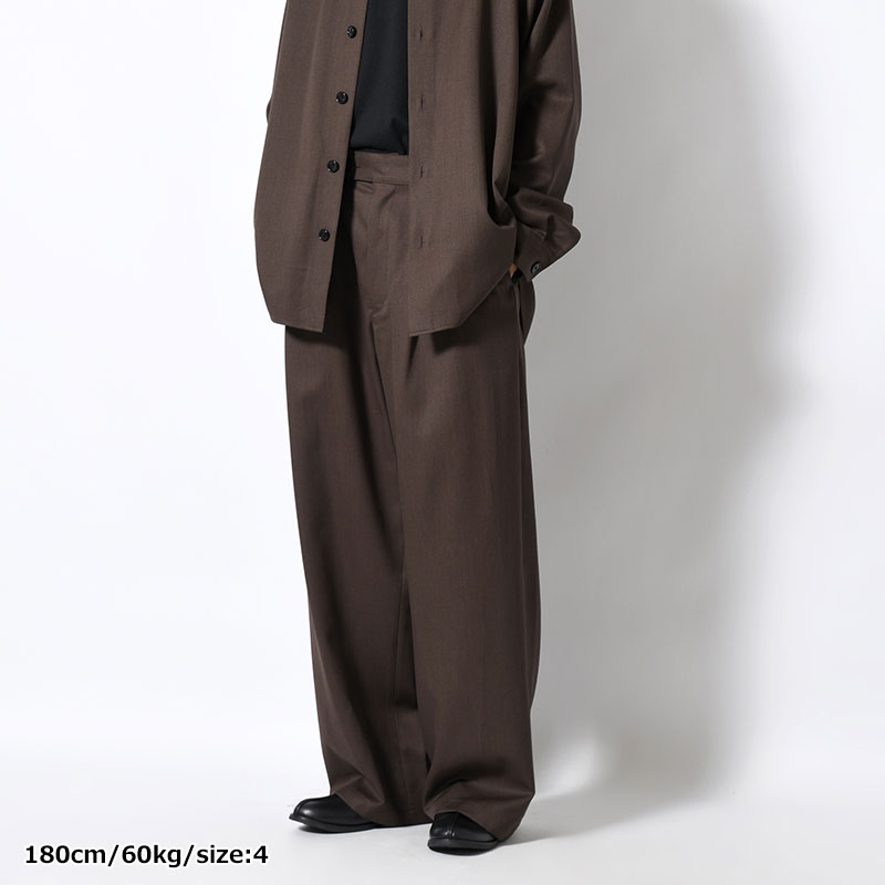 2TUCK WIDE EASY PANTS -2.COLOR-