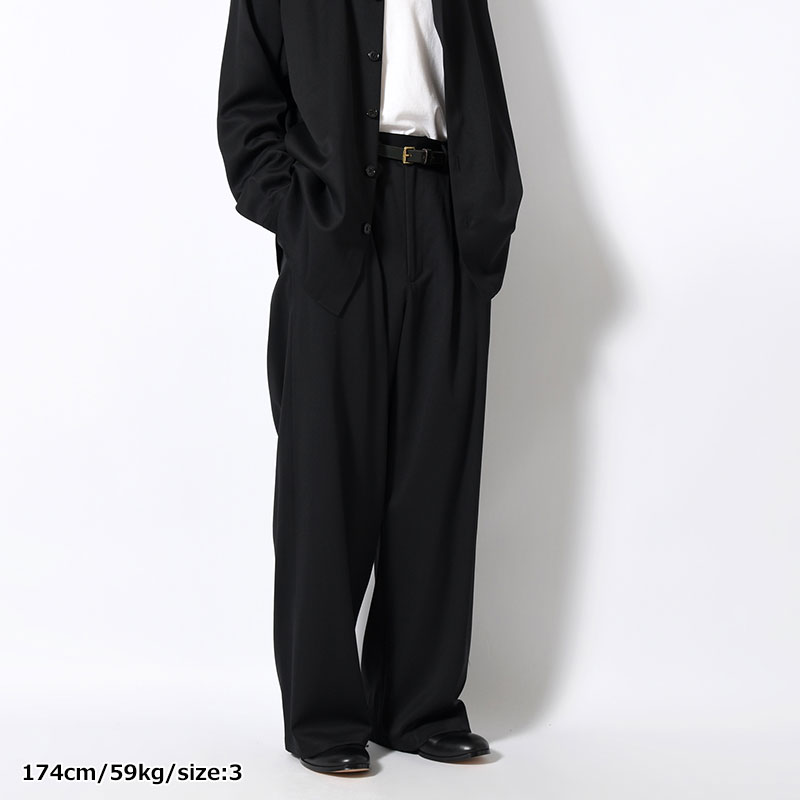 2TUCK WIDE EASY PANTS -2.COLOR-