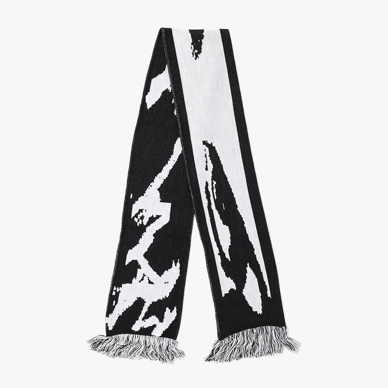 TEAM SANDBAR SCARF -BLACK/WHITE-