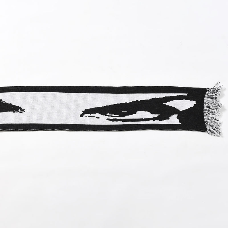 TEAM SANDBAR SCARF -BLACK/WHITE-