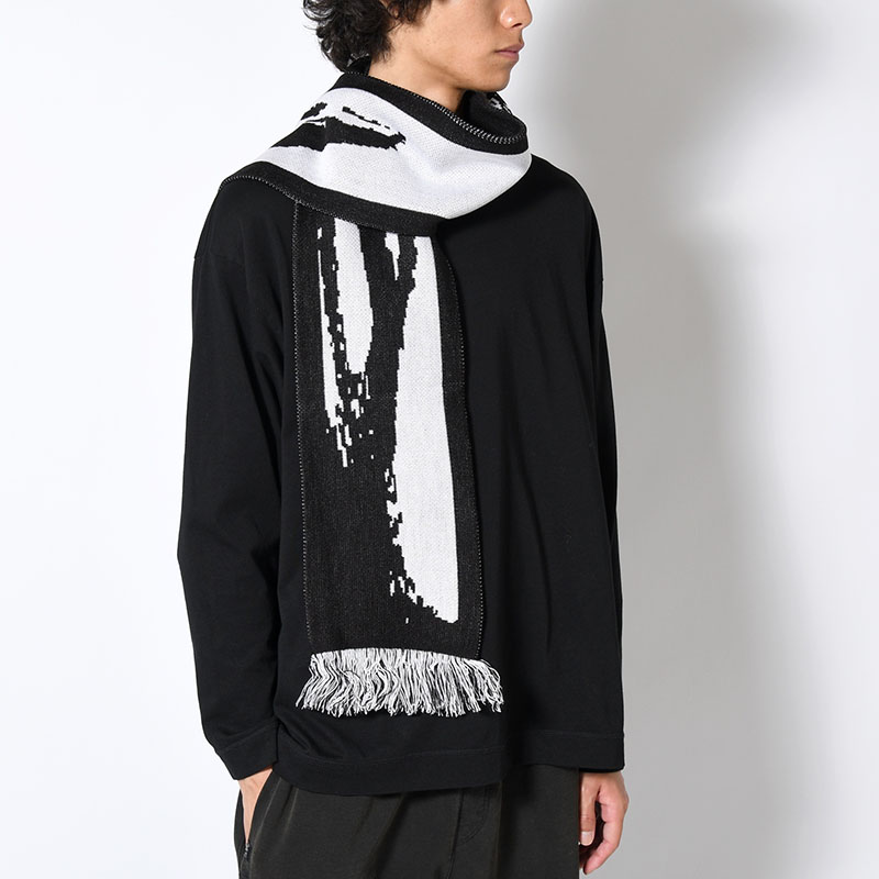 TEAM SANDBAR SCARF -BLACK/WHITE-