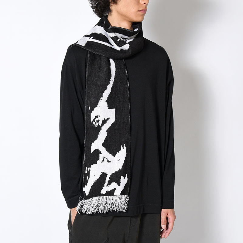 TEAM SANDBAR SCARF -BLACK/WHITE-