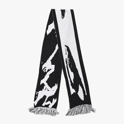 TEAM SANDBAR SCARF -BLACK/WHITE-