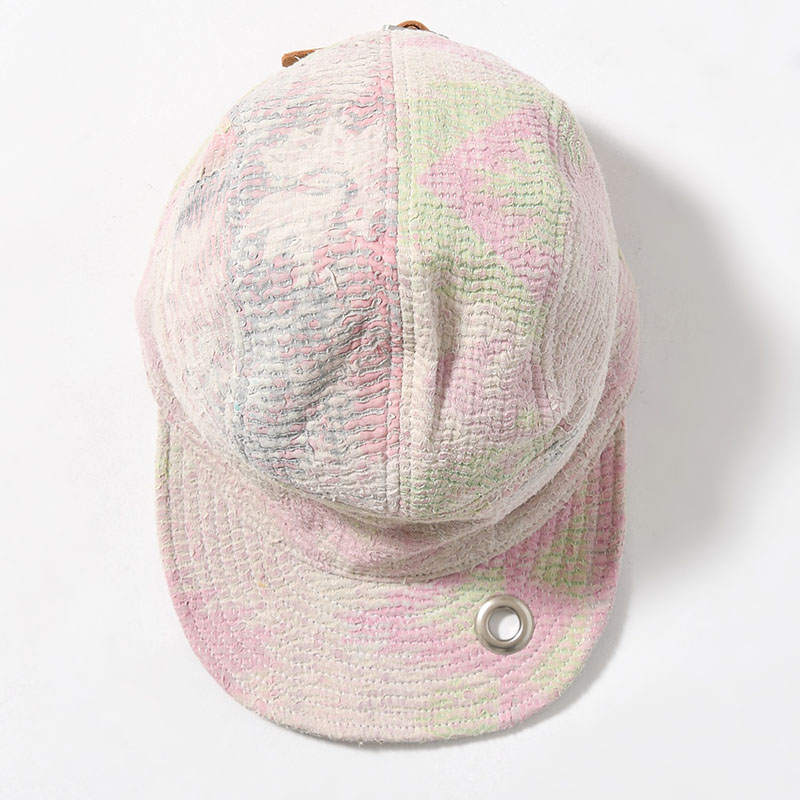 KANTHA QUILT FIELD CAP -4.TYPE-