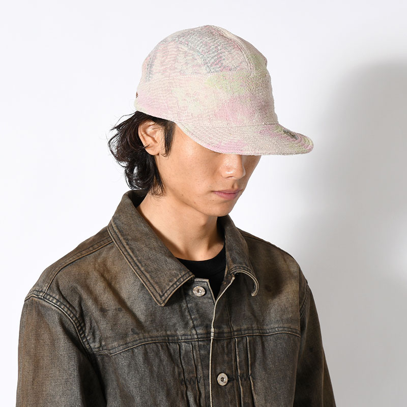 KANTHA QUILT FIELD CAP -4.TYPE-