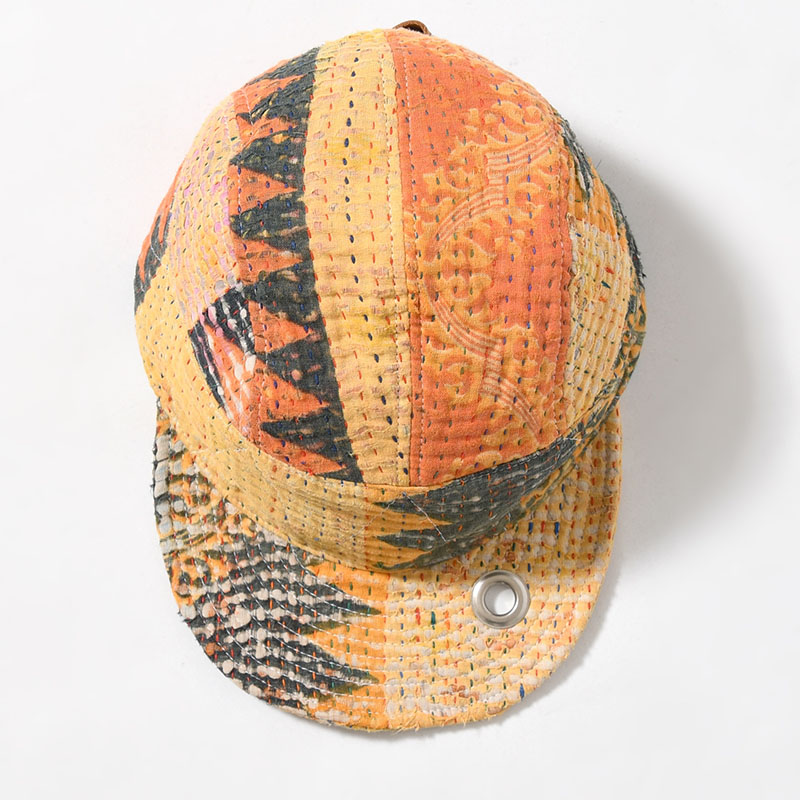 KANTHA QUILT FIELD CAP -4.TYPE-