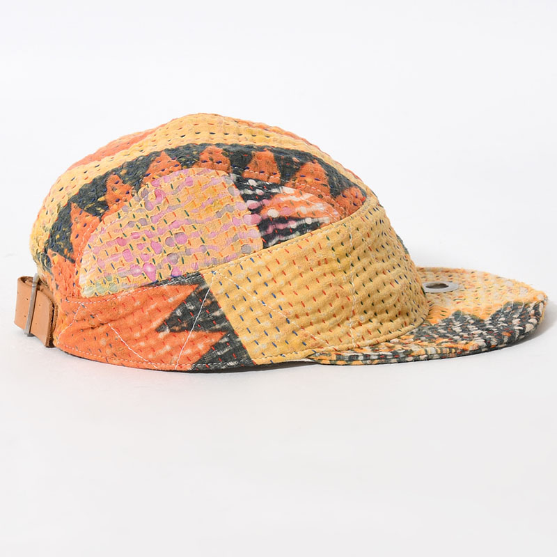 KANTHA QUILT FIELD CAP -4.TYPE-