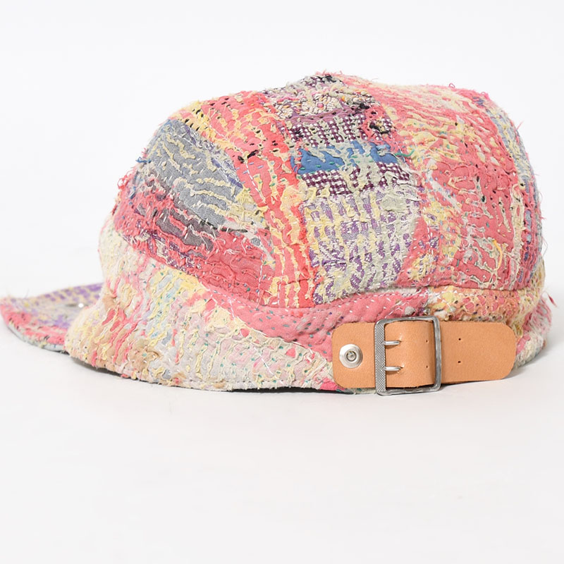 KANTHA QUILT FIELD CAP -4.TYPE-