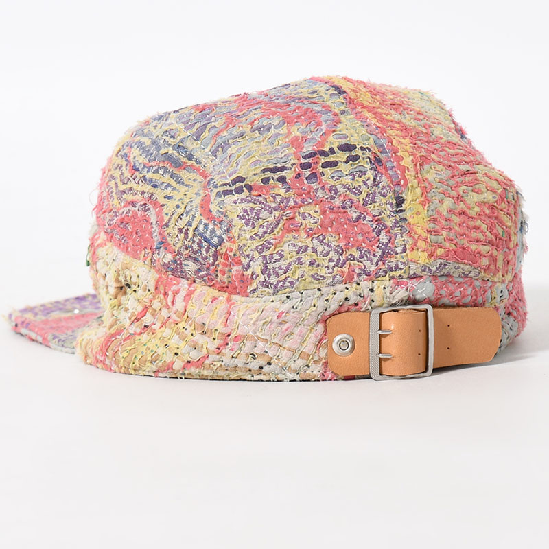 KANTHA QUILT FIELD CAP -4.TYPE-