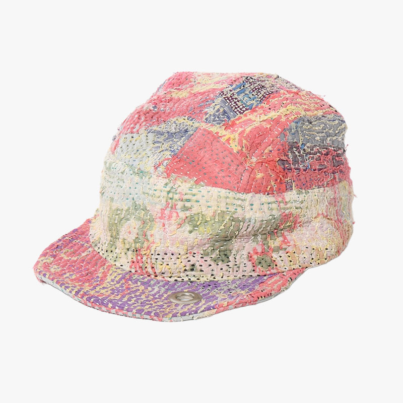 KANTHA QUILT FIELD CAP -4.TYPE-(C)