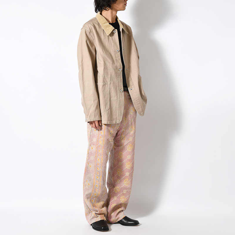 KANTHA QUILT 5 POCKET PANTS Size:3 -TYPE:C-