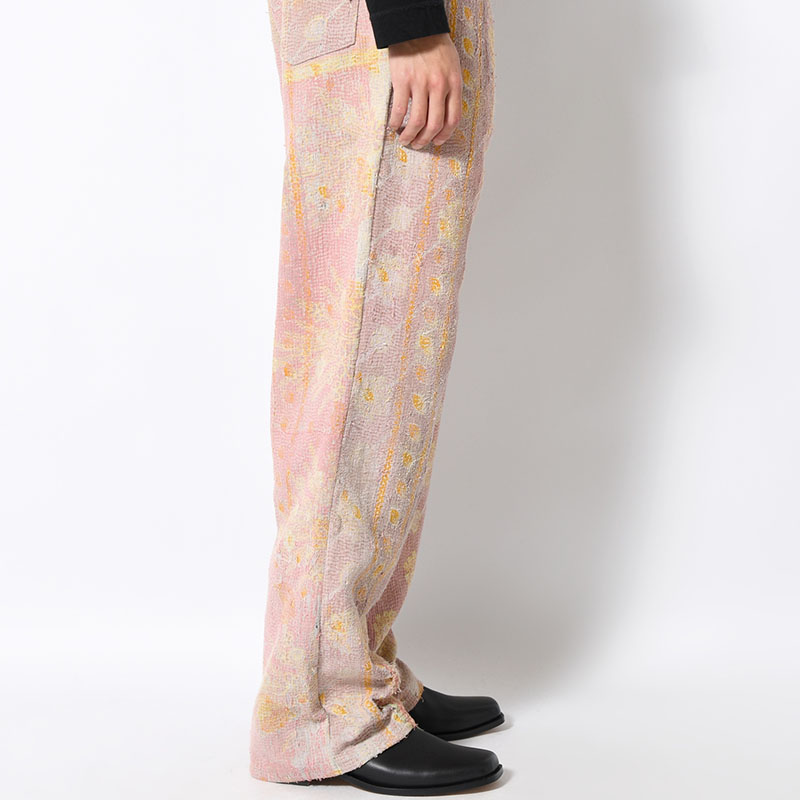 KANTHA QUILT 5 POCKET PANTS Size:3 -TYPE:C-