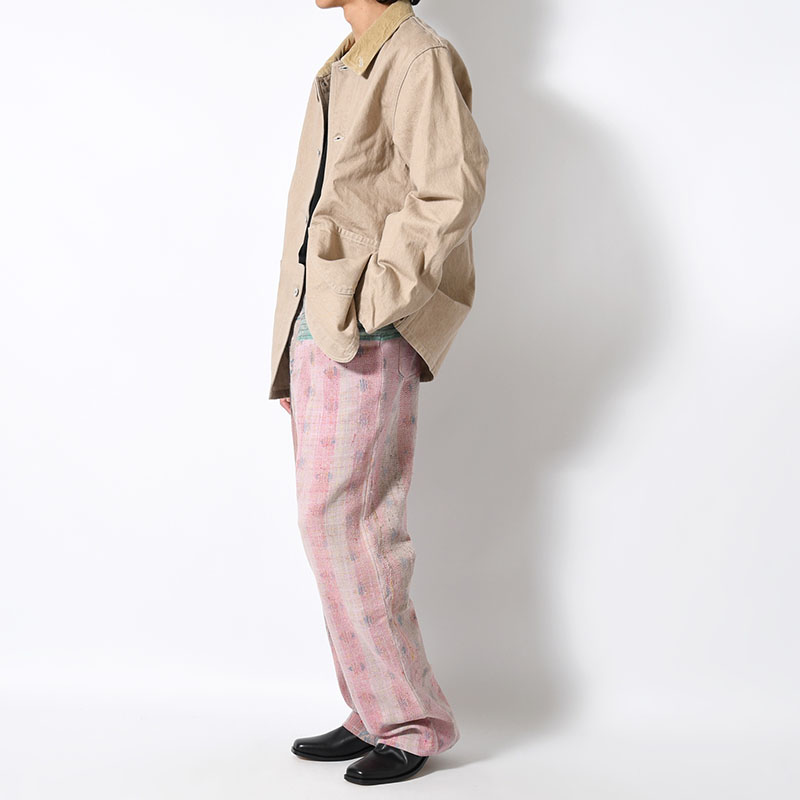 KANTHA QUILT 5 POCKET PANTS Size:3 -TYPE:D-
