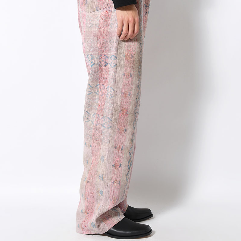 KANTHA QUILT 5 POCKET PANTS Size:3 -TYPE:D-