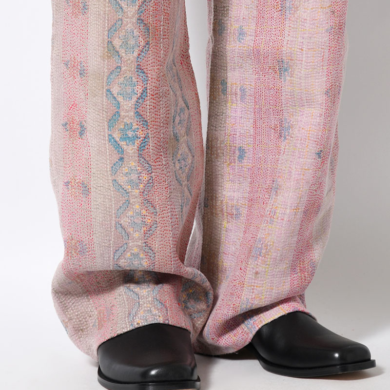 KANTHA QUILT 5 POCKET PANTS Size:3 -TYPE:D-