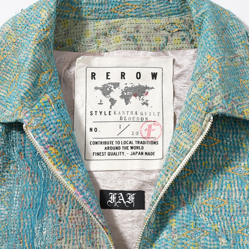 KANTHA QUILT BLOUSON Size:2 -No.1-