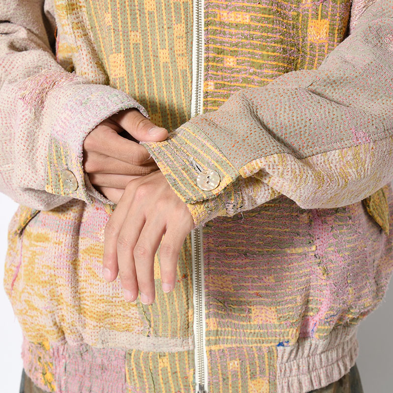KANTHA QUILT BLOUSON Size:2 -No.3-