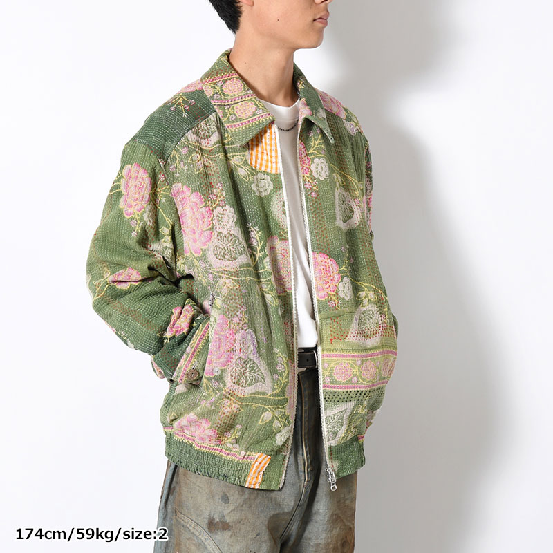 KANTHA QUILT BLOUSON Size:2 -No.5-