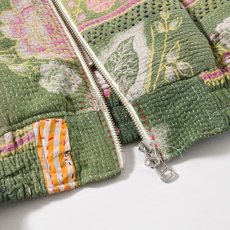 KANTHA QUILT BLOUSON Size:2 -No.5-