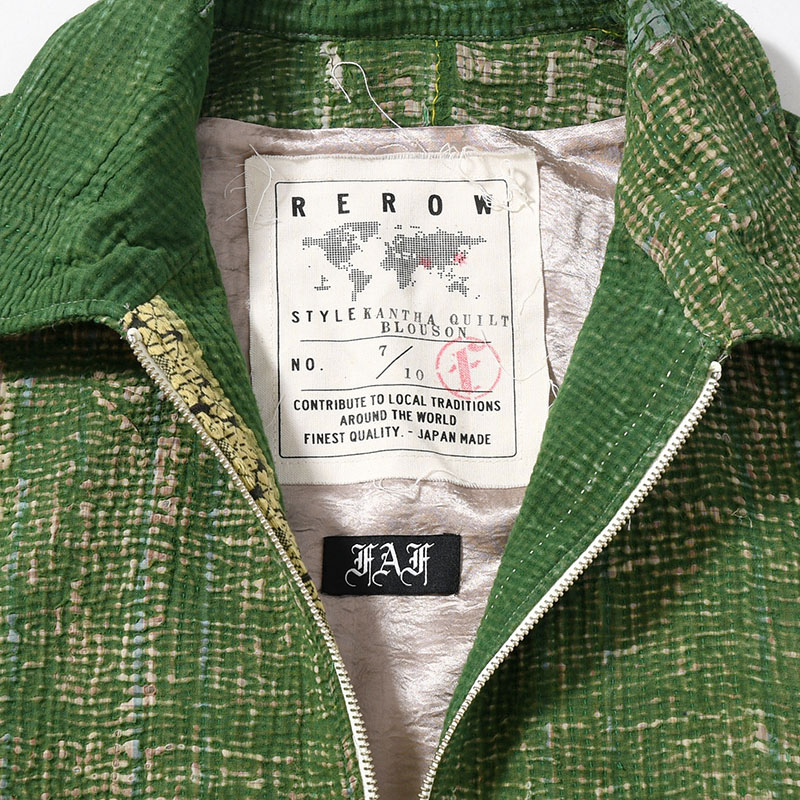 KANTHA QUILT BLOUSON Size:3 -No.7-