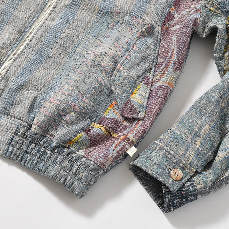 KANTHA QUILT BLOUSON Size:3 -No.8-