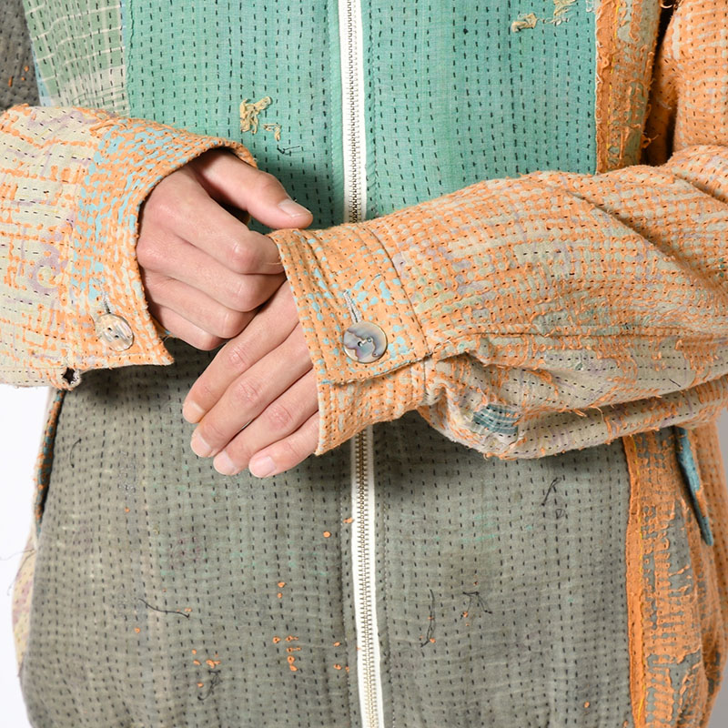 KANTHA QUILT BLOUSON Size:3 -No.9-