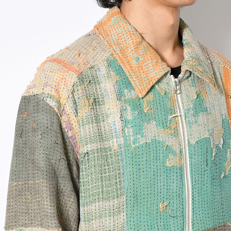 KANTHA QUILT BLOUSON Size:3 -No.9-
