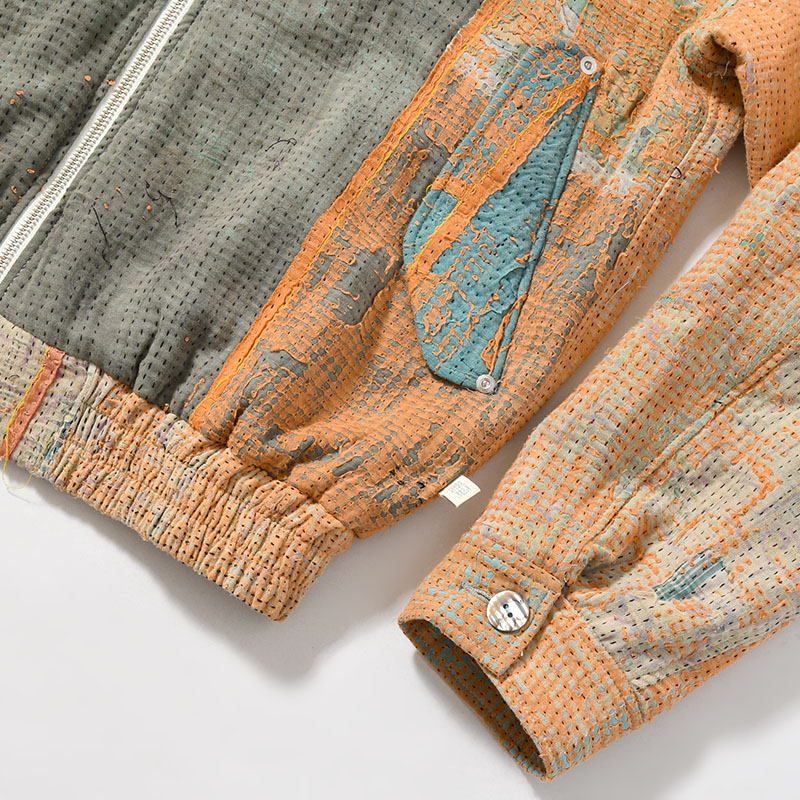 KANTHA QUILT BLOUSON Size:3 -No.9-