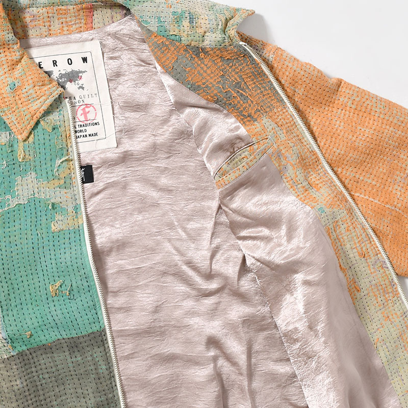 KANTHA QUILT BLOUSON Size:3 -No.9-