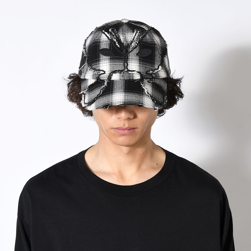 CHECK ALIEN BUTTERFLY KISS BASEBALL CAP -CHECK-