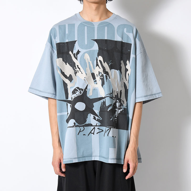 GOING OVER SPECIALTY SS TEE -LIGHT BLUE-