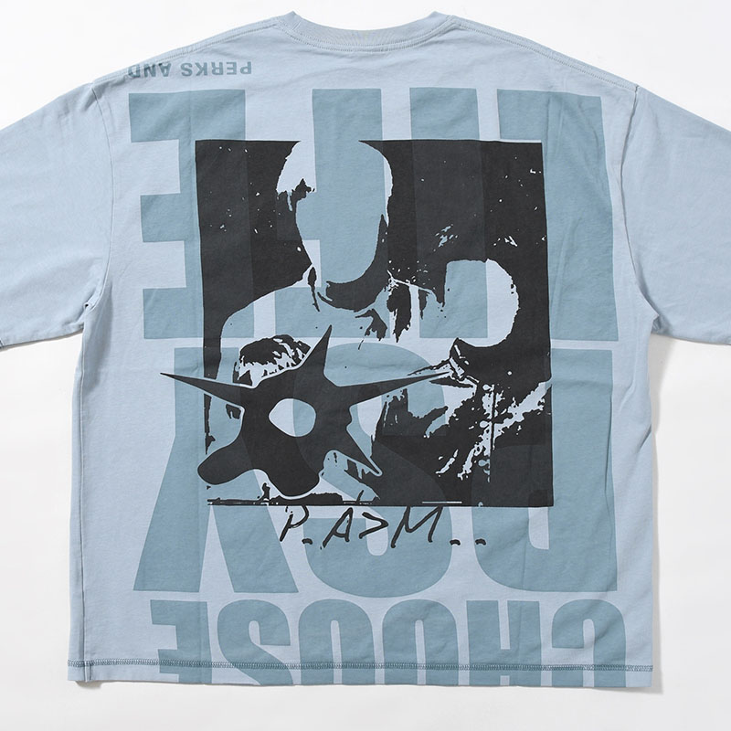 GOING OVER SPECIALTY SS TEE -LIGHT BLUE-