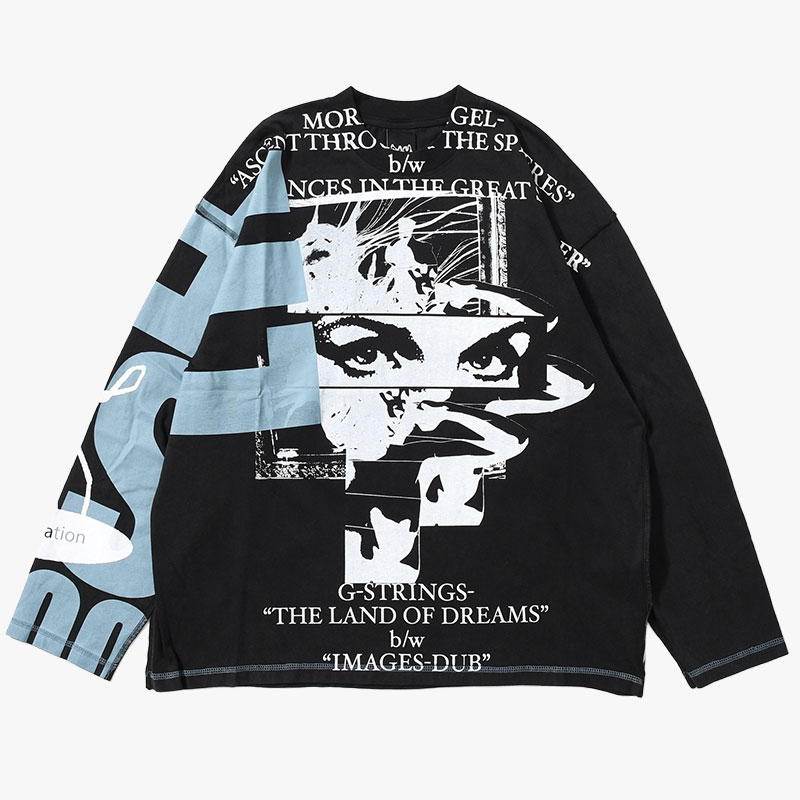 OVERLOAD SPECIALTY L/S TEE -BLACK WASH-
