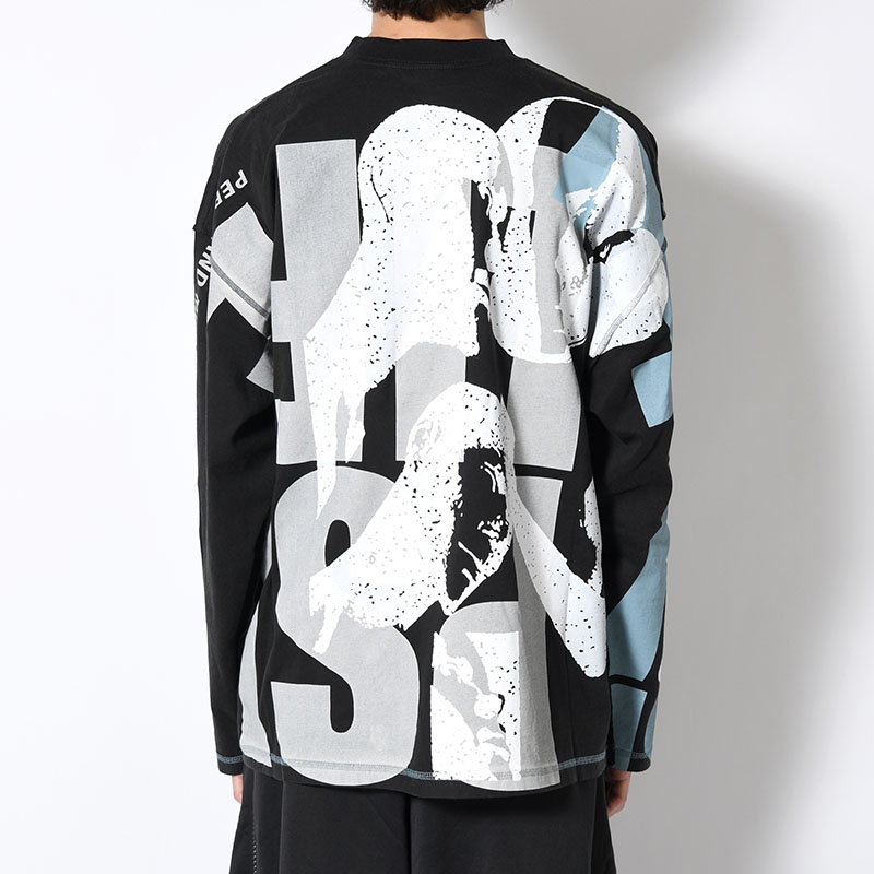 OVERLOAD SPECIALTY L/S TEE -BLACK WASH-