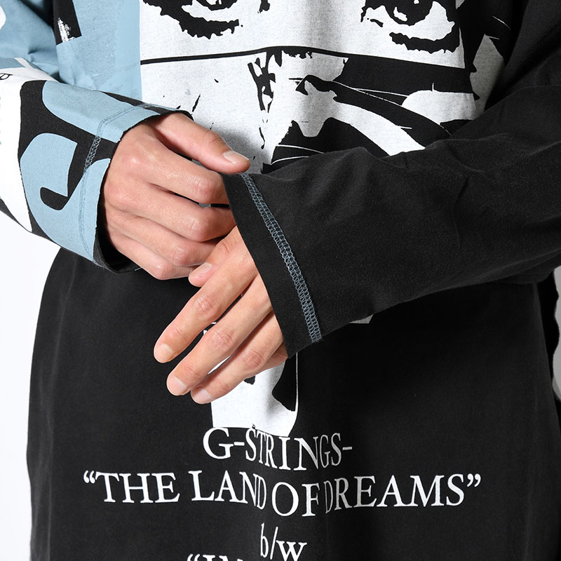 OVERLOAD SPECIALTY L/S TEE -BLACK WASH-