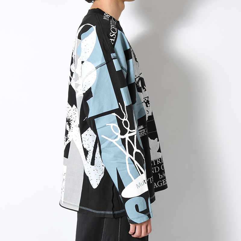 OVERLOAD SPECIALTY L/S TEE -BLACK WASH-