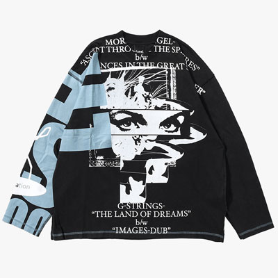 OVERLOAD SPECIALTY L/S TEE -BLACK WASH-