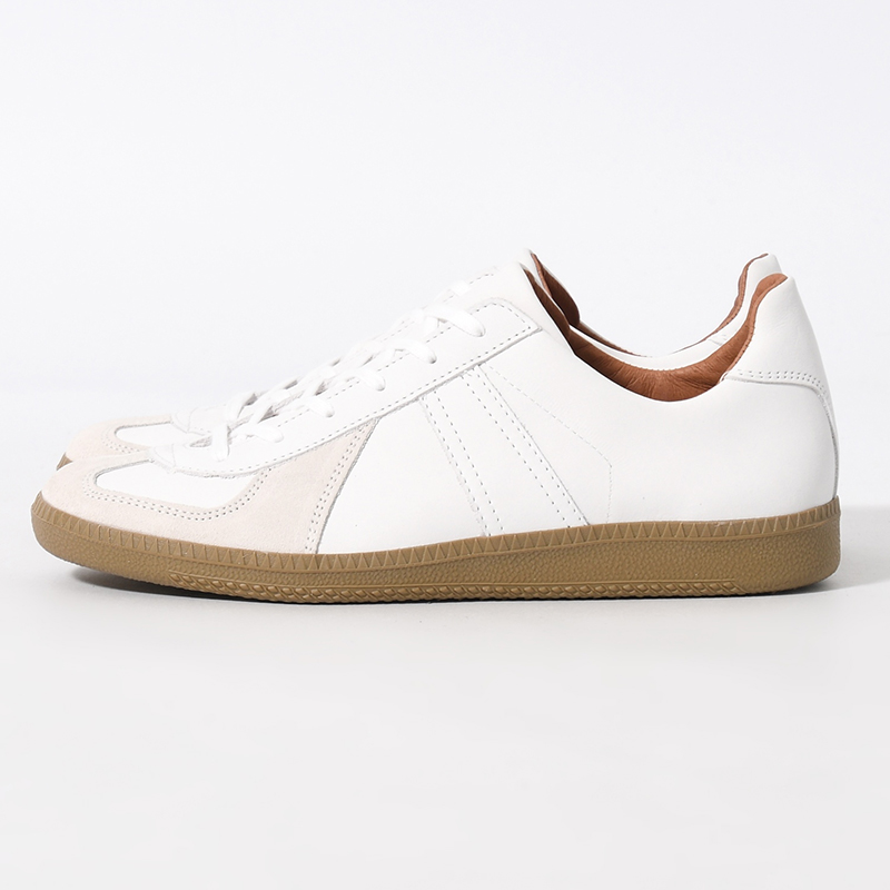 GERMAN MILITARY TRAINER NUBUCK -WHITE-
