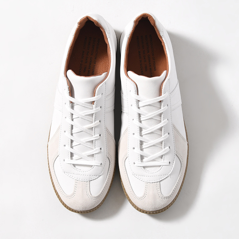 GERMAN MILITARY TRAINER NUBUCK -WHITE-