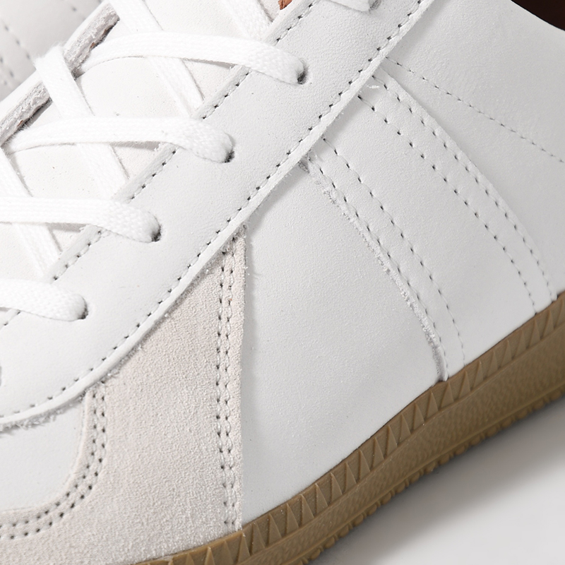 GERMAN MILITARY TRAINER NUBUCK -WHITE-
