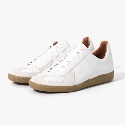 GERMAN MILITARY TRAINER NUBUCK -WHITE-