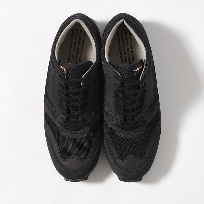 BRITISH MILITARY TRAINER -BLACK NUBUCK/BLACK-